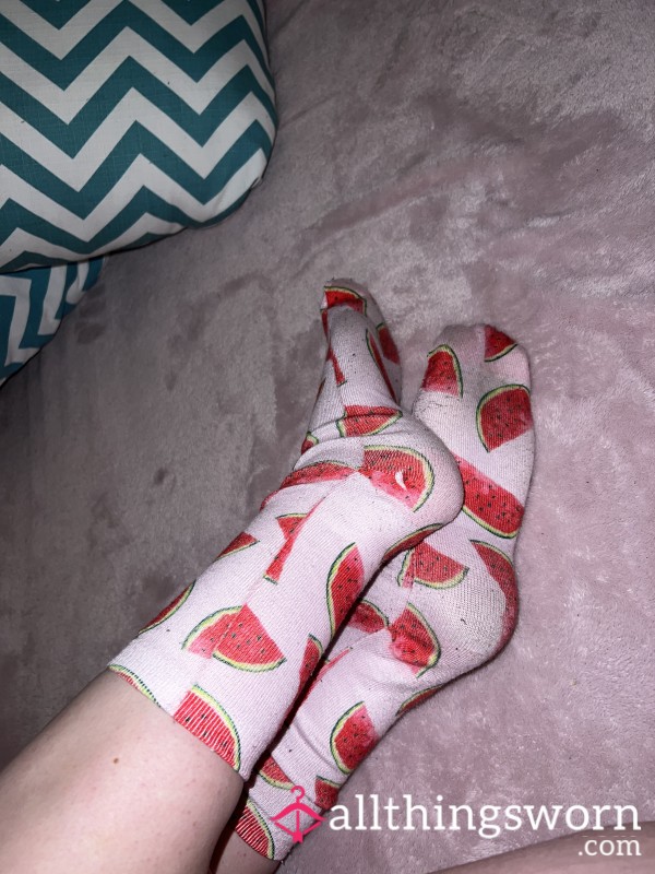 Strawberry Socks - Well Worn