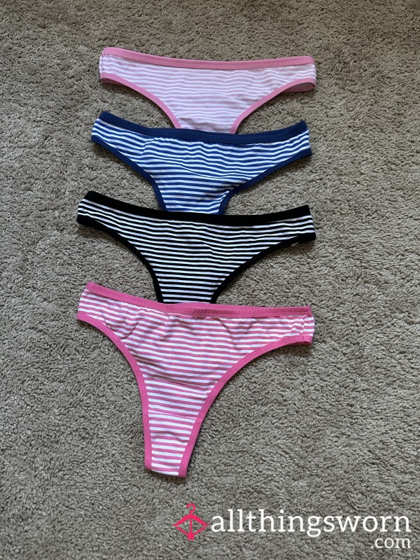 Striped Thongs
