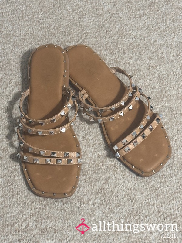 Studded Sandals - Nicole Miller