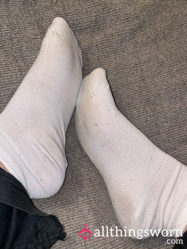 Super Thin & Soft White Ankle Socks