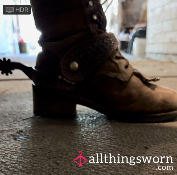 Sweaty, Dirty Cowgirl Feet