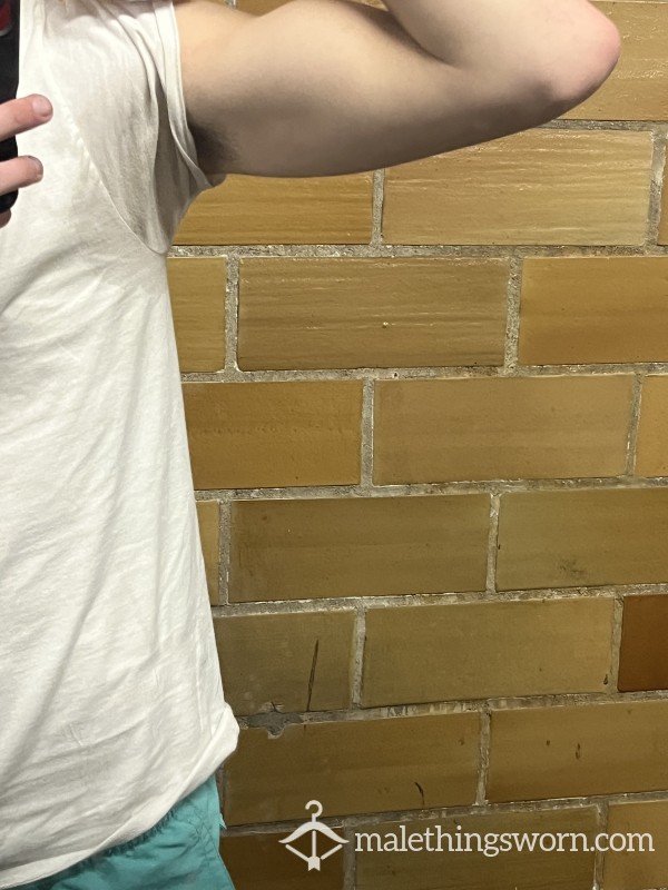 Sweaty Gym White Tshirt