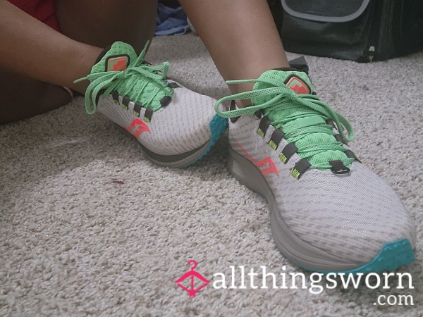 Sweaty Workout - Saucony Shoes W/Watermelon Socks