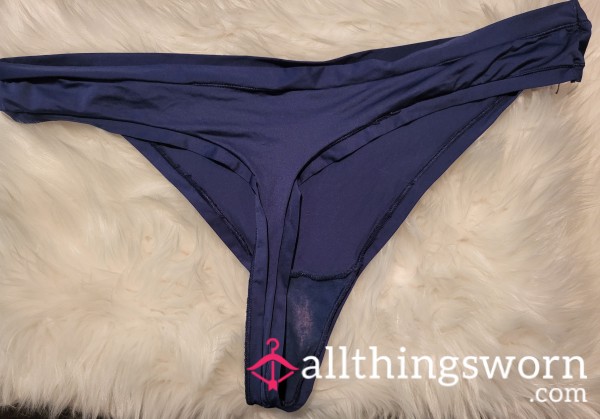 T20: XXL Old Worn Blue Hanes Thong