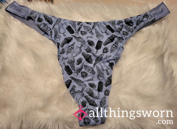 T24: XL Blue PINK Icecream Thong