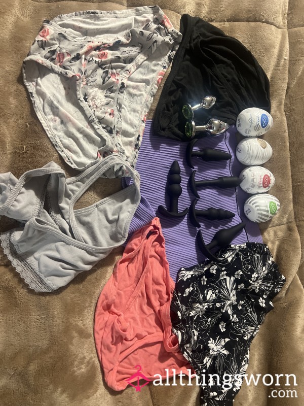 Tenga Egg,bu*t Plug,and A Pair Of Panties  Comes With Up To 7 Day Wear