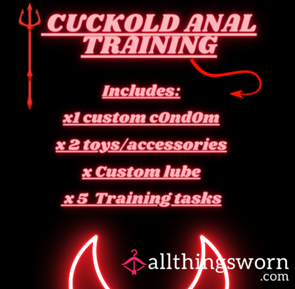 Cuckold And Anal Training Package💦🔥😈