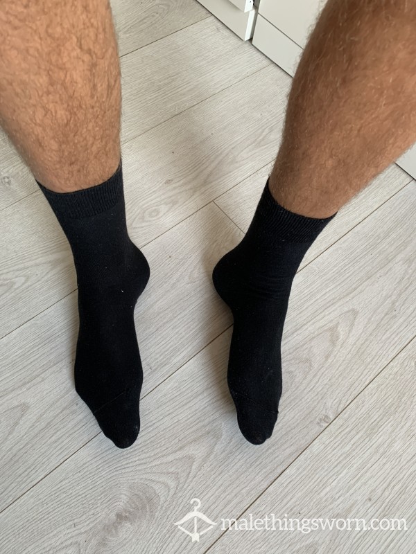 Thin Black Socks