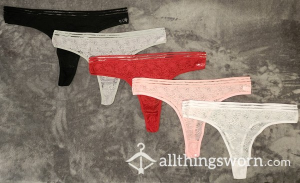 Thongs Available In 5 Great Colors