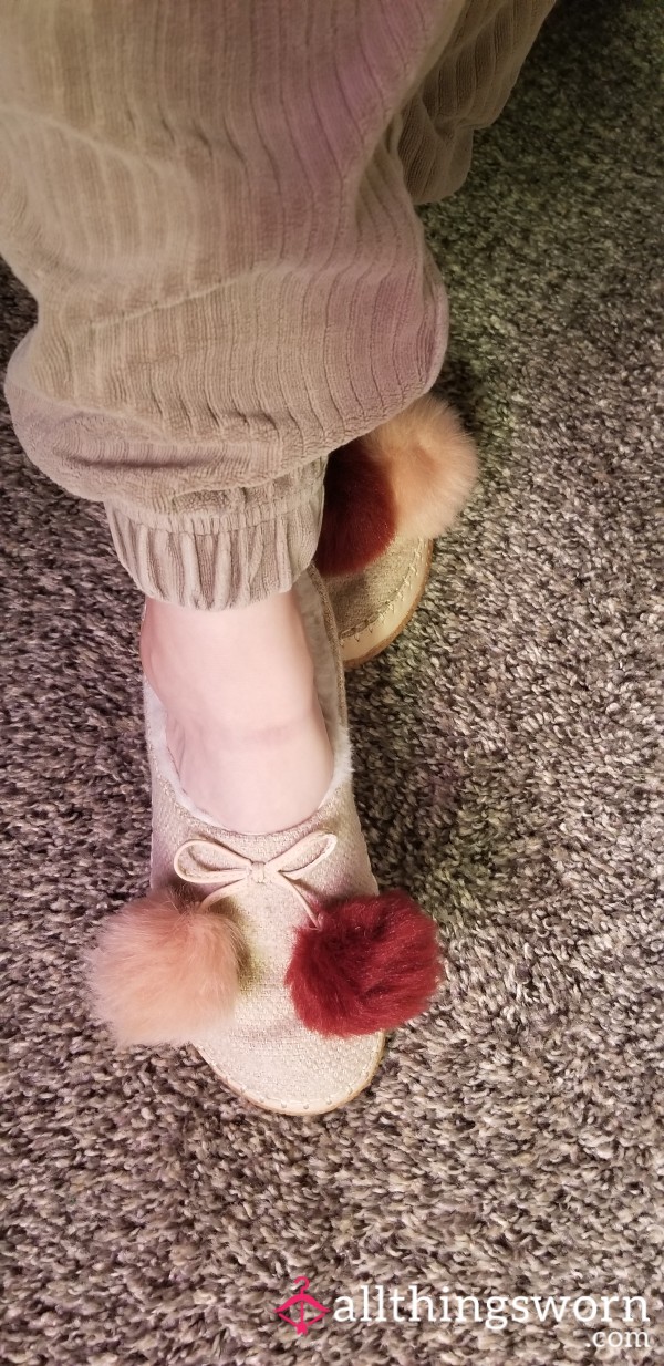 Tom Pompom Fuzzy Slippers💖💖