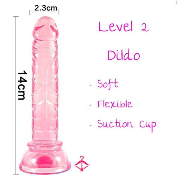 Toy: Pink Level 2 Dildo / Anal Butt Plug - Perfect For Sissy’s Too!