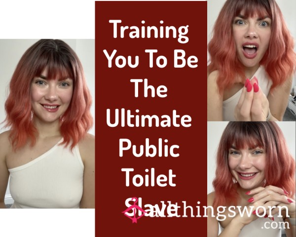Training You To Be The Ultimate Public Toilet Slave