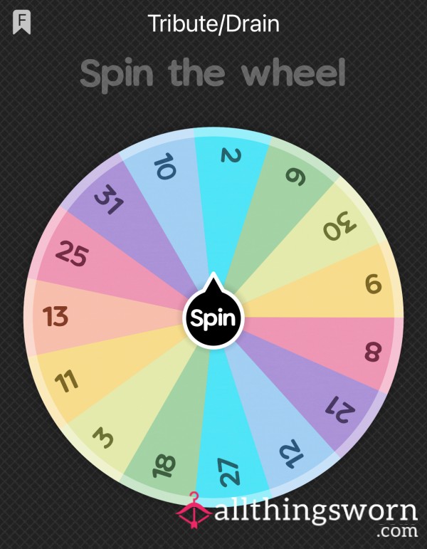 Tribute/Drain Wheel 🤑