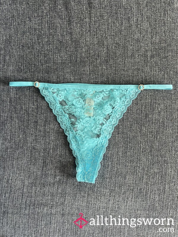 Turquoise Lace Gstring/Thong