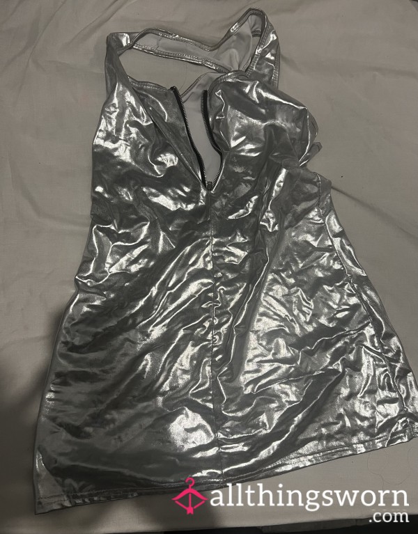 UK Small Silver Dress 😈🩶