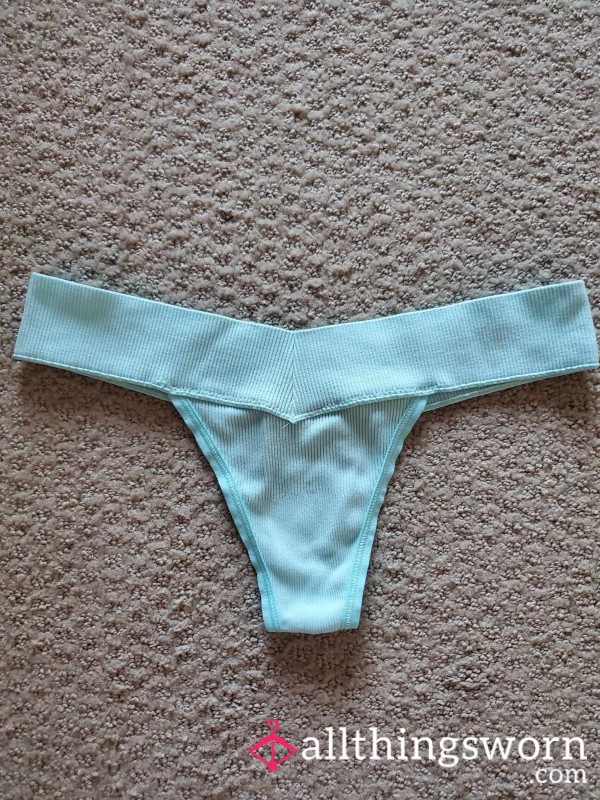 Used Baby Blue Thong