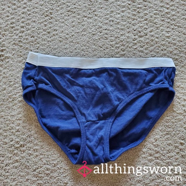 Used Cla**ic Blue Panties