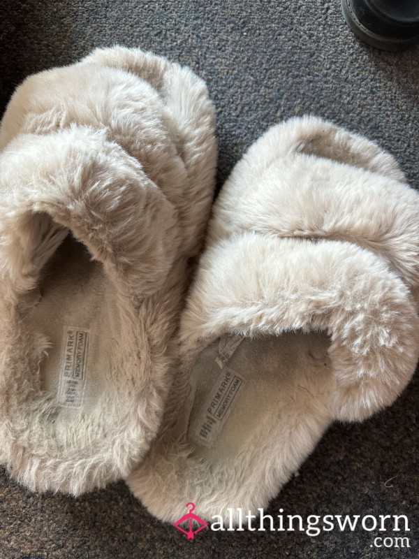Used Fluffy Slippers