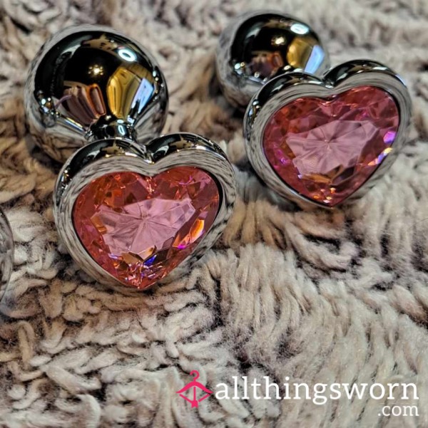 Used Heart Shaped Bu*t Plug