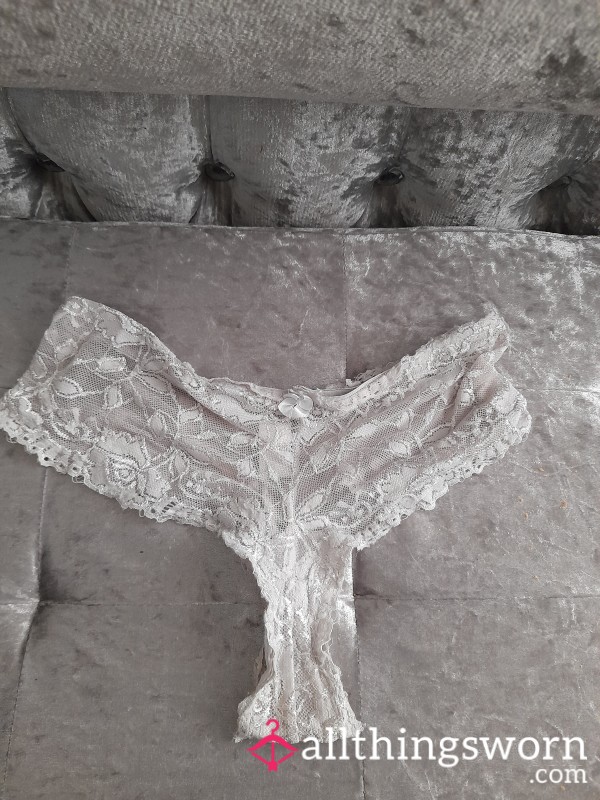 Used Laced Thong