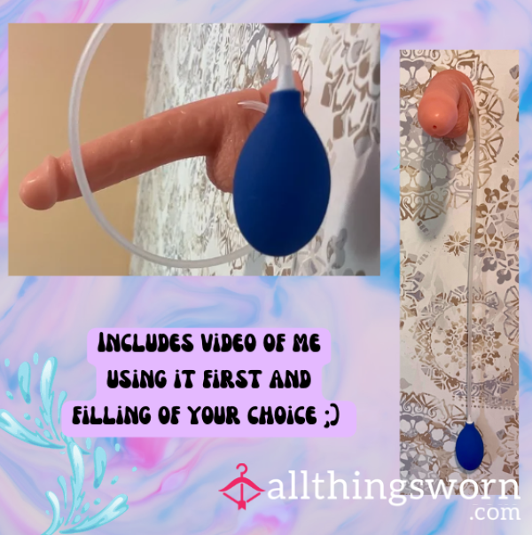 Used Realistic EjaACKulating Dildo ;) Includes Video And Vial💦🥵🤤