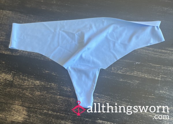 Used Wet/Sweaty Thong (3 Day Wear)-Nylon/Spandex - Includes Pic Of Me Wearing Them