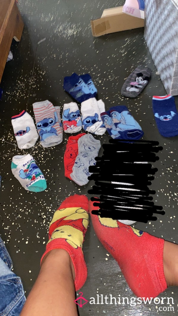 Various Character Printed Ankle Socks