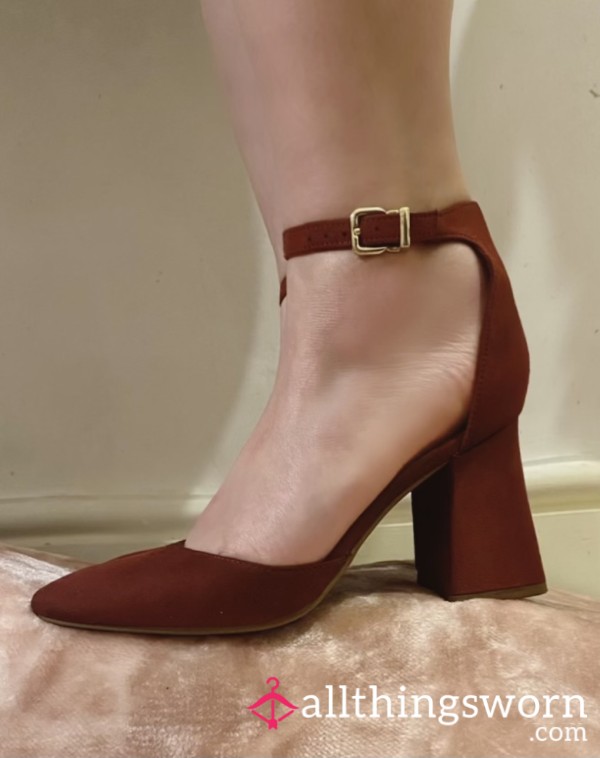 Velvet Red Heels