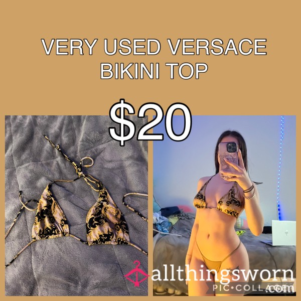 SOLD ❗️VERSACE VERY USED BIKINI