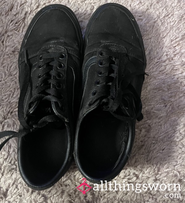 🖤 Very Stinky & Worn Work Vans ♡ Size 5 UK ♡ Includes 3 Minute Video & Photo-Set