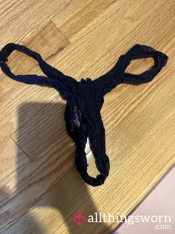 VERY Used And Abused Lace Thong