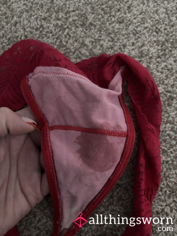 Very USED Red Thong