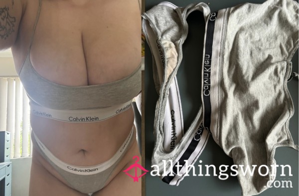 Very Very Old Year Old Calvin Klein Bra And Panty Set