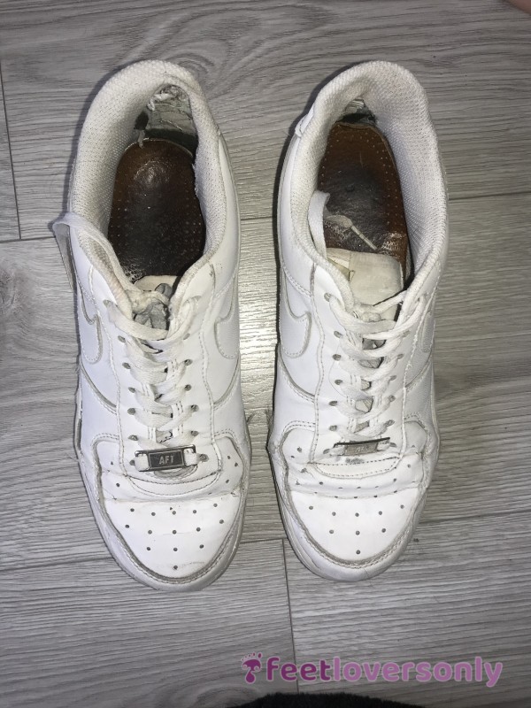 Very Worn And Amazing Smelling Air Force 1 ❤️🤭