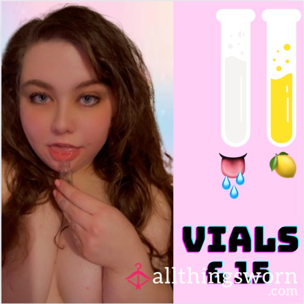 15ml Vials - Spit & Pee
