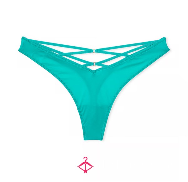 Victoria’s Secret Aqua High Leg Thong Panty (S) | Reserve This Pair Now Before They Arrive!