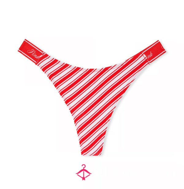 Victoria’s Secret Candy Cane High-Leg Thong Panty (S) | Reserve This Pair Now Before They Arrive!