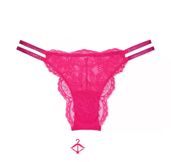 Victoria’s Secret Lace Double Shine Strap Brazilian Panty (S) | Reserve This Pair Now Before They Arrive!