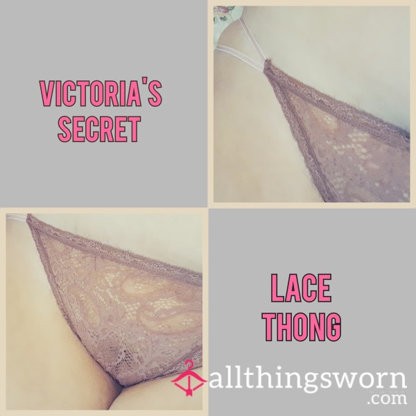 🖤🩷 Victoria's Secret Lace Thong. Two Day Wear 🩷🖤