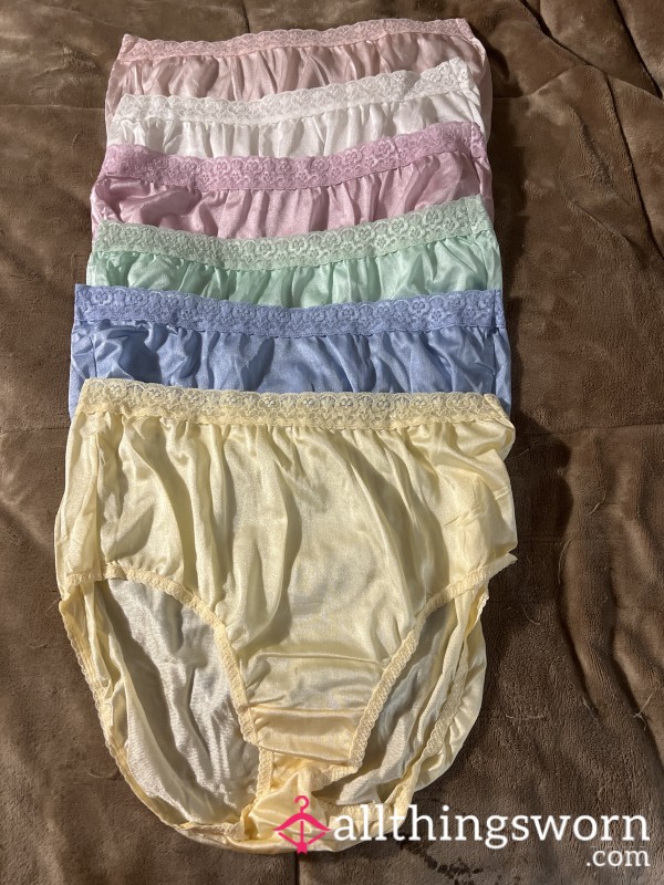 Vintage Granny Silky Nylon Panty Pick Your Pair Comes With Up To Seven Day Wear