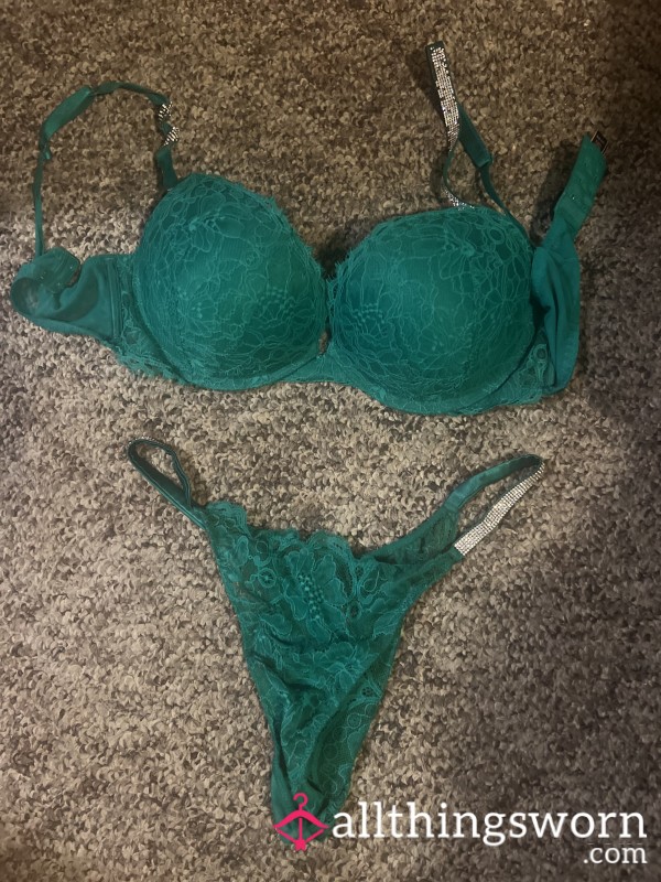 VS Rhinestone Bombshell Green