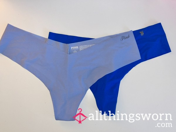 VS Seamless Nylon Thongs - Blues