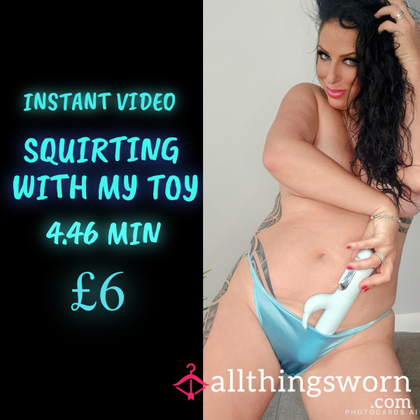 Video - Alex F**king Herself With Her Di**o...Squirting Then Licking The Dripping Juice Off Her Toy...