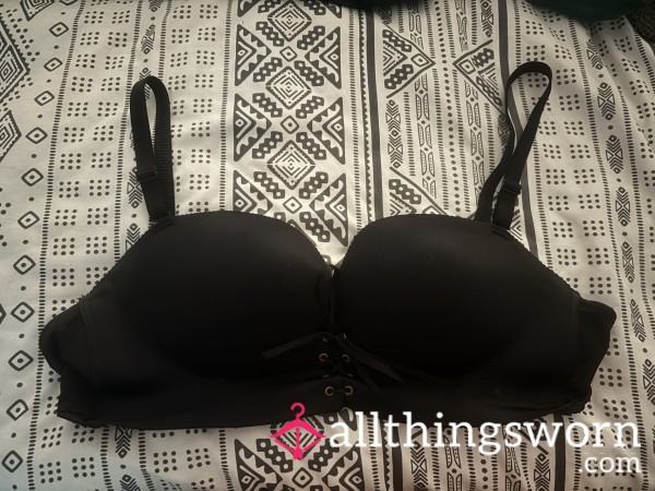 Well Worn Black Bra