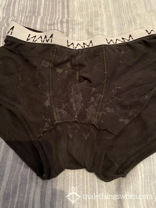 Well Worn Boxers With C*mshot Inside