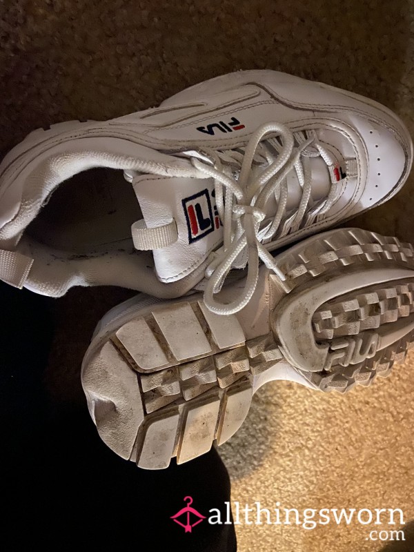 Well Worn Fila Sneakers