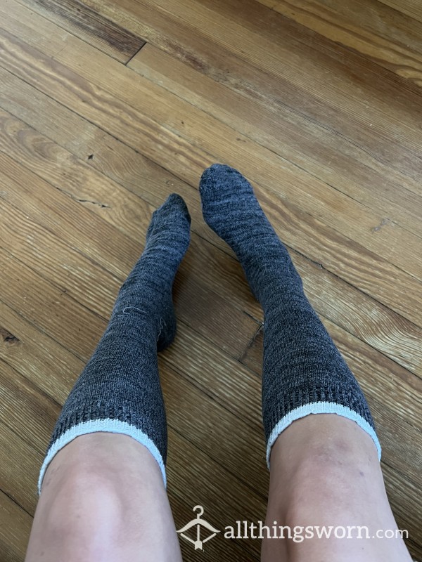 Sexy Soft Well Worn Knee High Socks