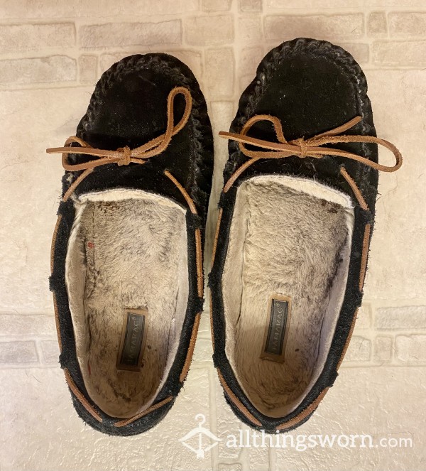 Buy Well Worn Smelly Moccasin Slippers