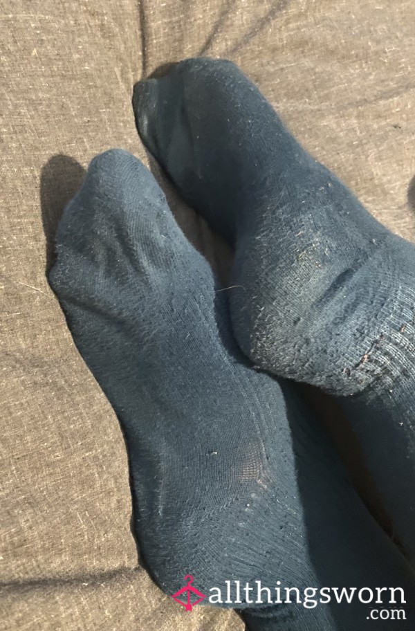 Well Worn Stinky Dark Green Socks