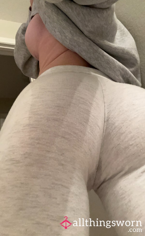 Wet Light Grey Pj Pants